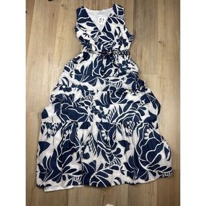 civico 51 maxi dress CIVICO 51 Lab Women's Size Large Dress Sleeveless Made in Italy BOHO